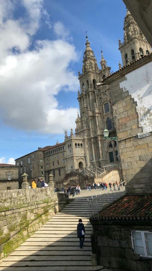 Apartamento Con Vistas A La Catedral Сантьяго-де-Компостела Экстерьер фото